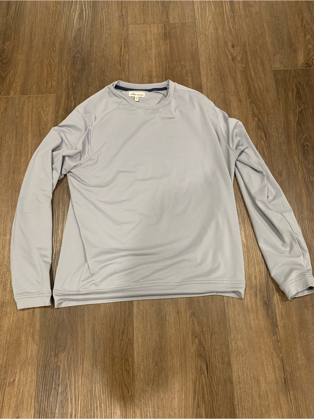 Peter Millar Men's Long-Sleeve Performance Shirt - Light Grey